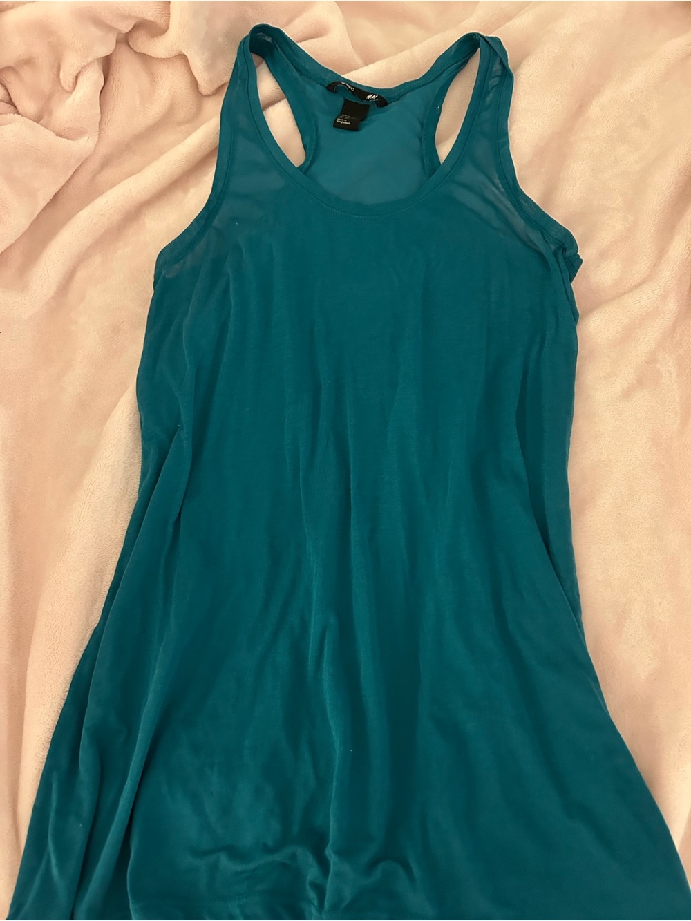 H&M Teal Racerback Tank Top
